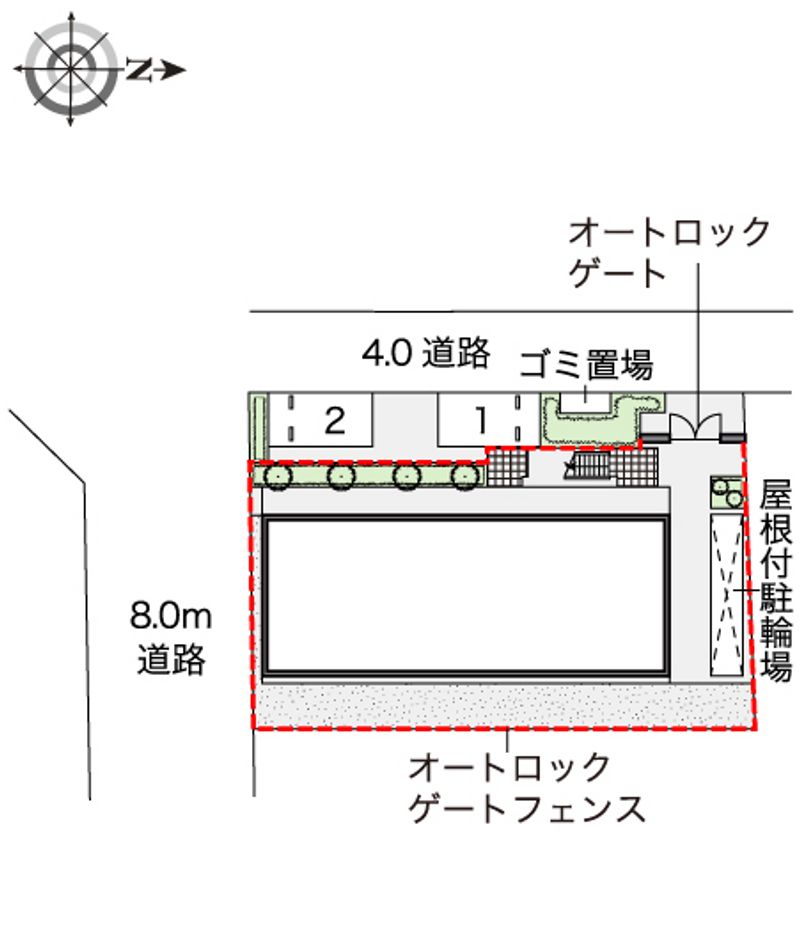 レオパレステン 駐車場