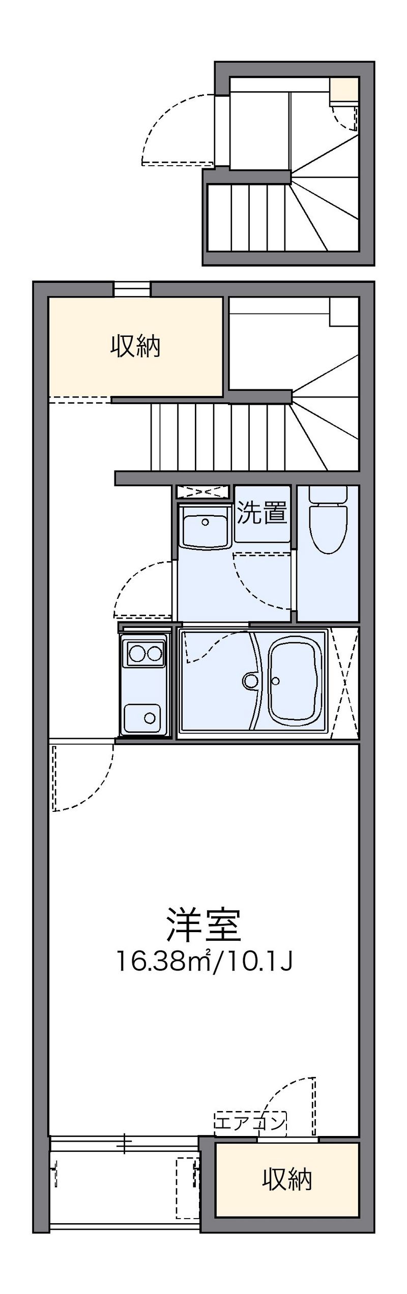 レオネクストパインルージュ立石 間取り