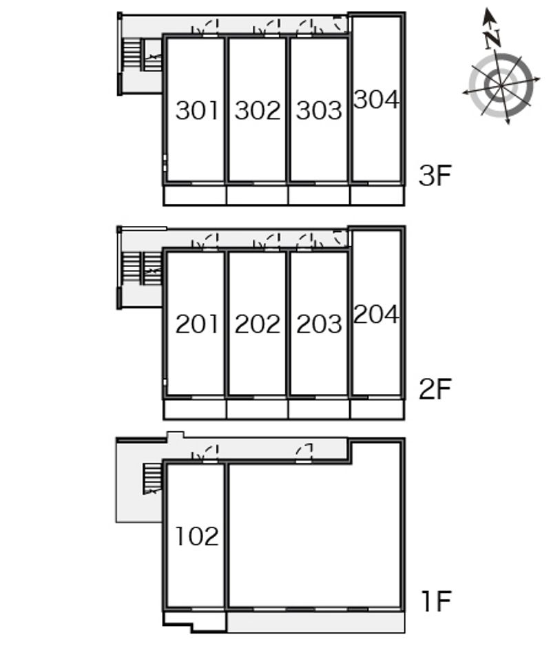 クレイノクレイ 間取配置図