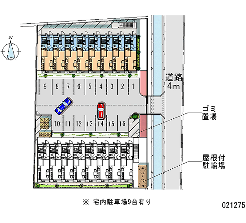 21275 bãi đậu xe hàng tháng