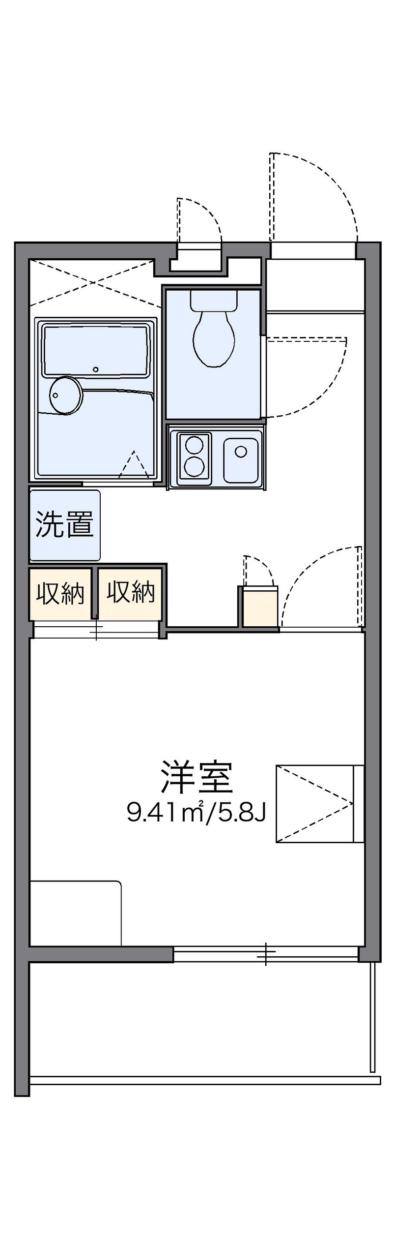 レオパレス春駒マンション 間取図