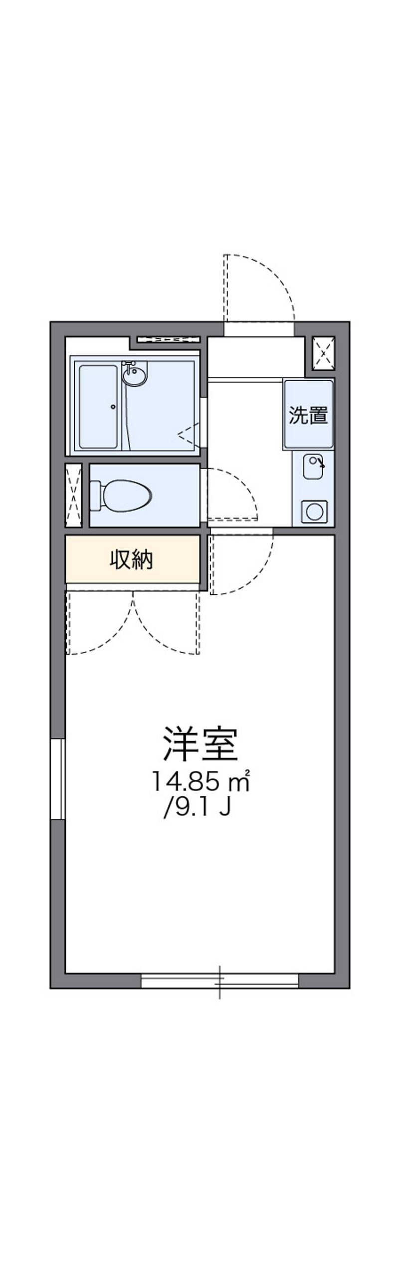 レオパレスメイプルハイム高野台１号館 間取り