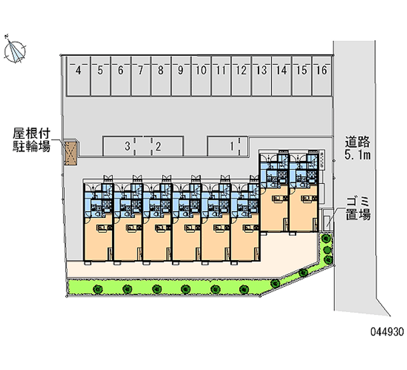 44930 Monthly parking lot