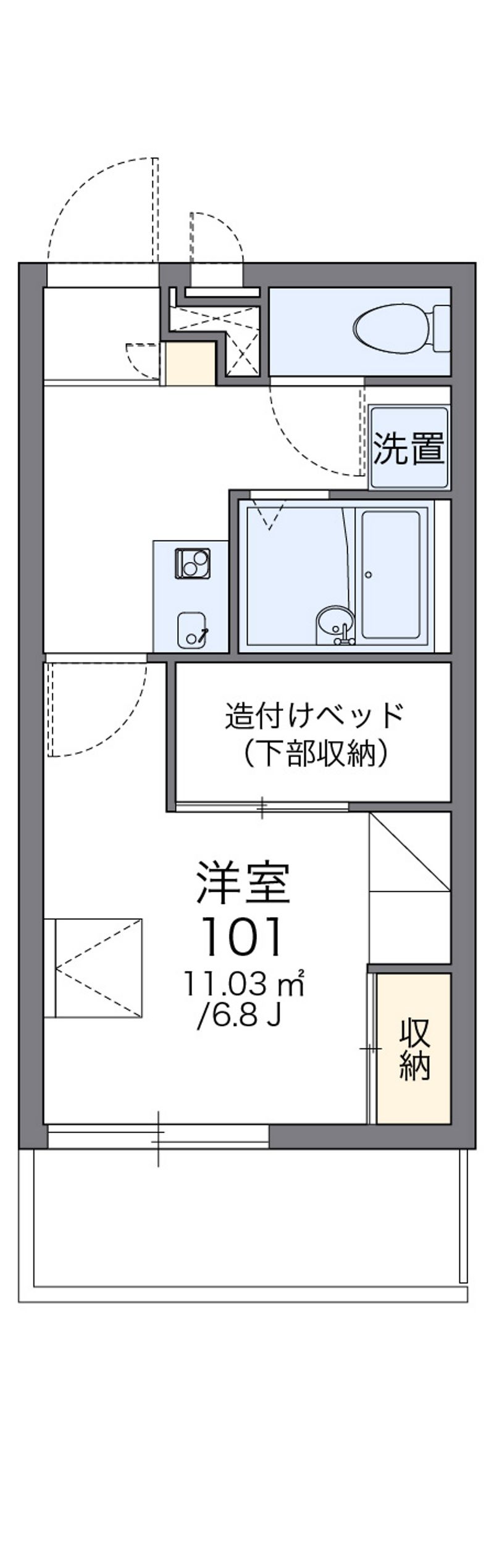 レオパレスＳＡＫＡＥ 間取図