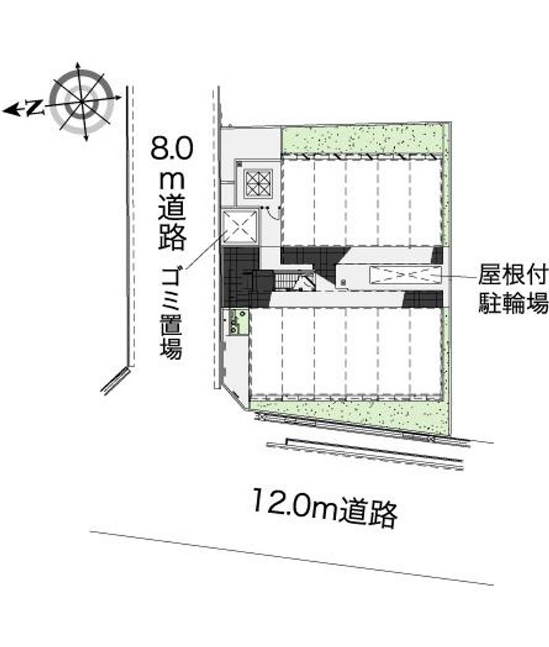 レオパレスブルーシャイン 配置図