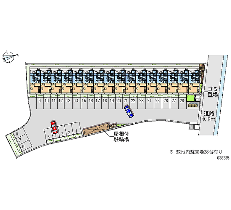 38335月租停车场