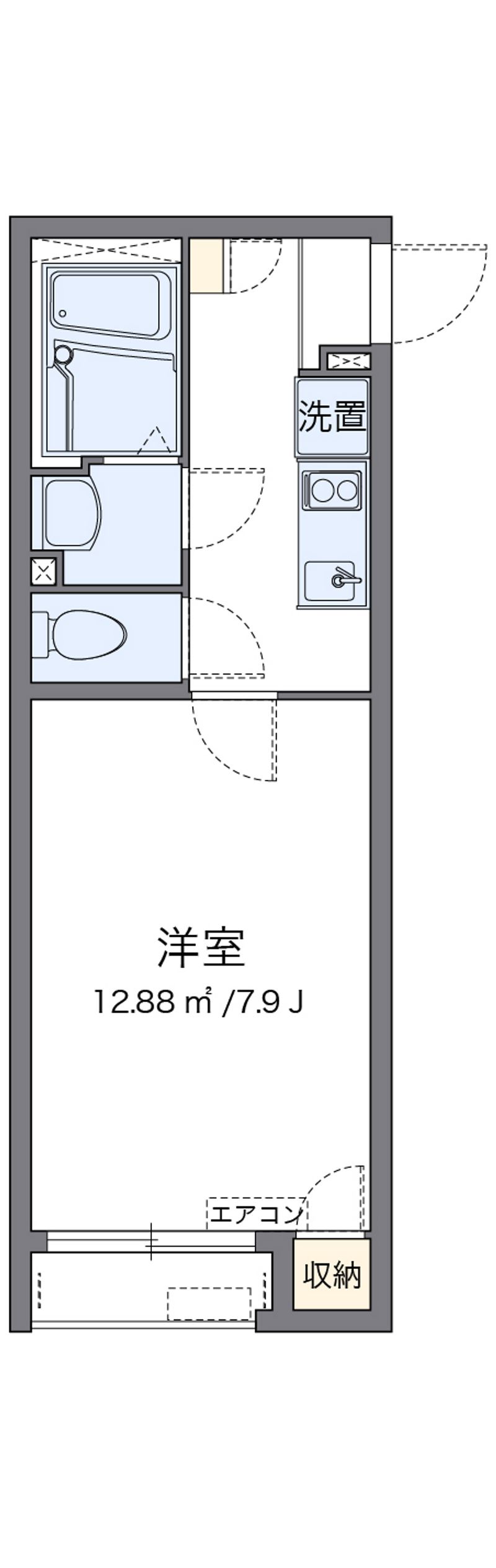 クレイノ中野新橋 間取図