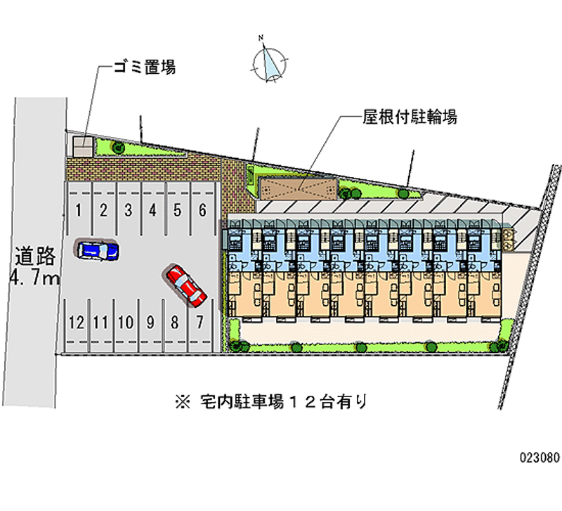 23080月租停車場