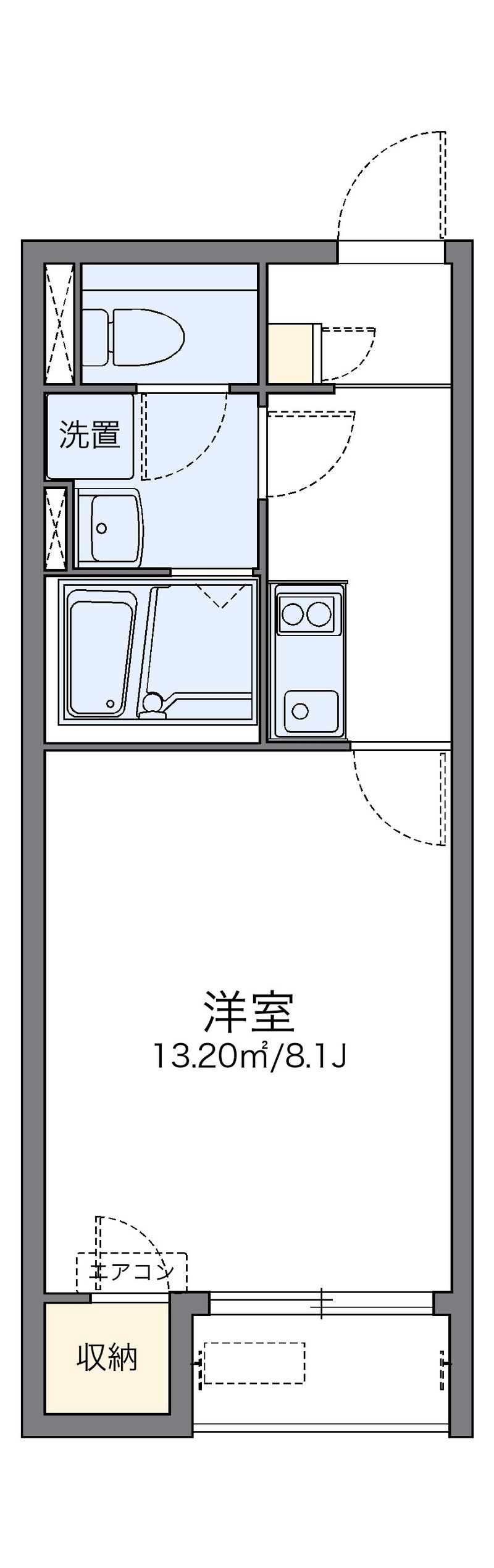 LEONEXT Hanaikada 户型图