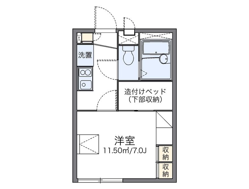 レオパレスマドンナ 間取図