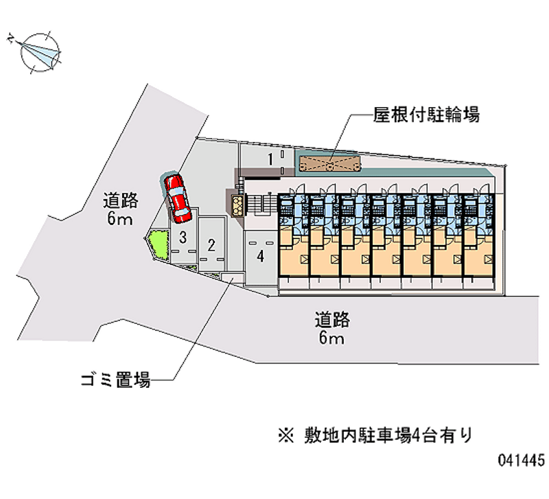 レオパレス松並 区画図