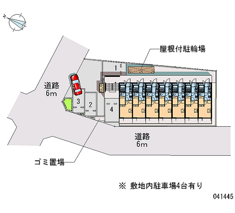 41445 Monthly parking lot