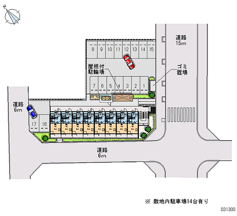 レオパレスｇｒｏｗ 月極駐車場