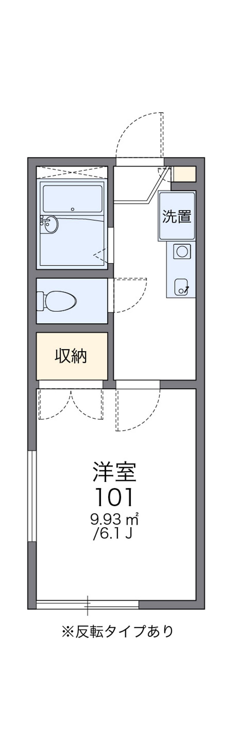 レオパレスグリーンヒルズ上水本町 間取図