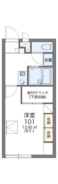 レオパレスニューセンチュリー 間取り図