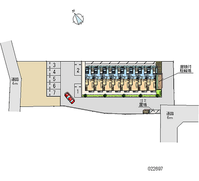 22697 Monthly parking lot