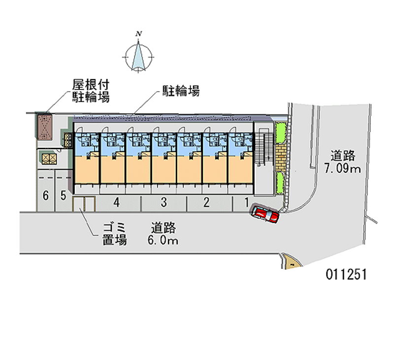 11251月租停車場