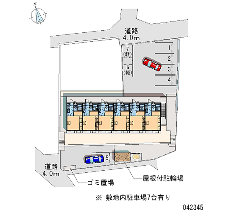 42345 bãi đậu xe hàng tháng