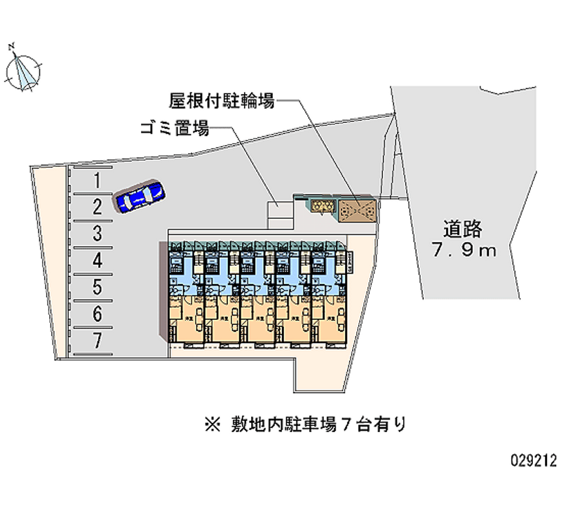 29212 Monthly parking lot