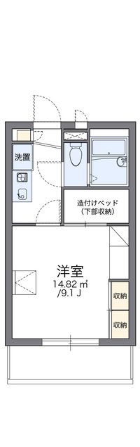 レオパレス虹の松原 間取り図