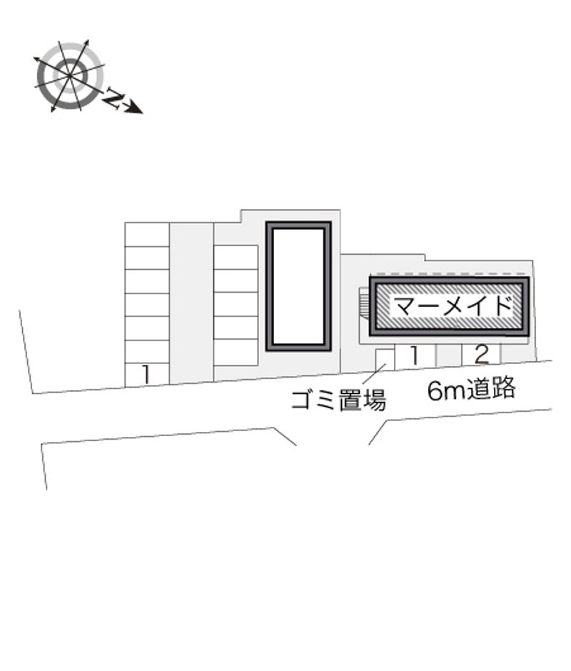 レオパレスマーメイド 配置図
