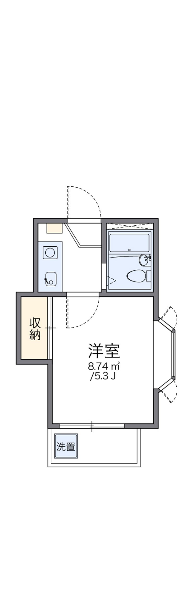 leopalace Higashi Kouenji 평면도