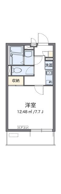 クレイノ浪華Ⅳ 間取り図