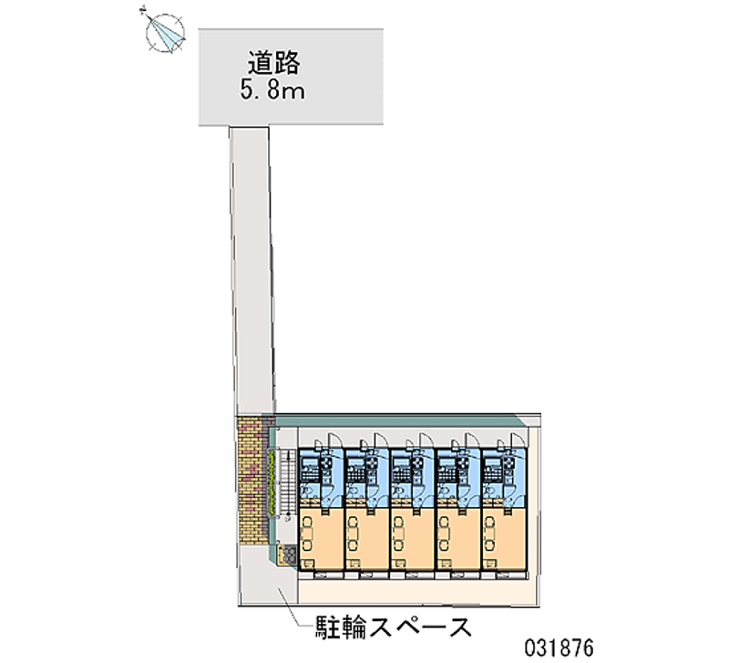 レオパレス四谷 区画図