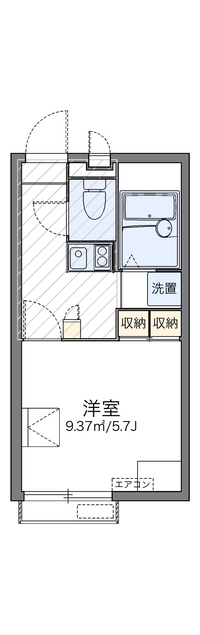 レオパレスＦＵＴＡＳＥ 間取り図