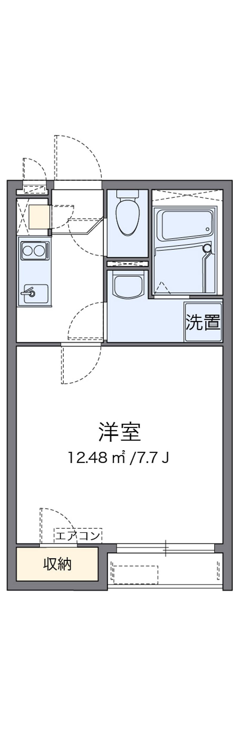 クレイノ五月折戸 間取図