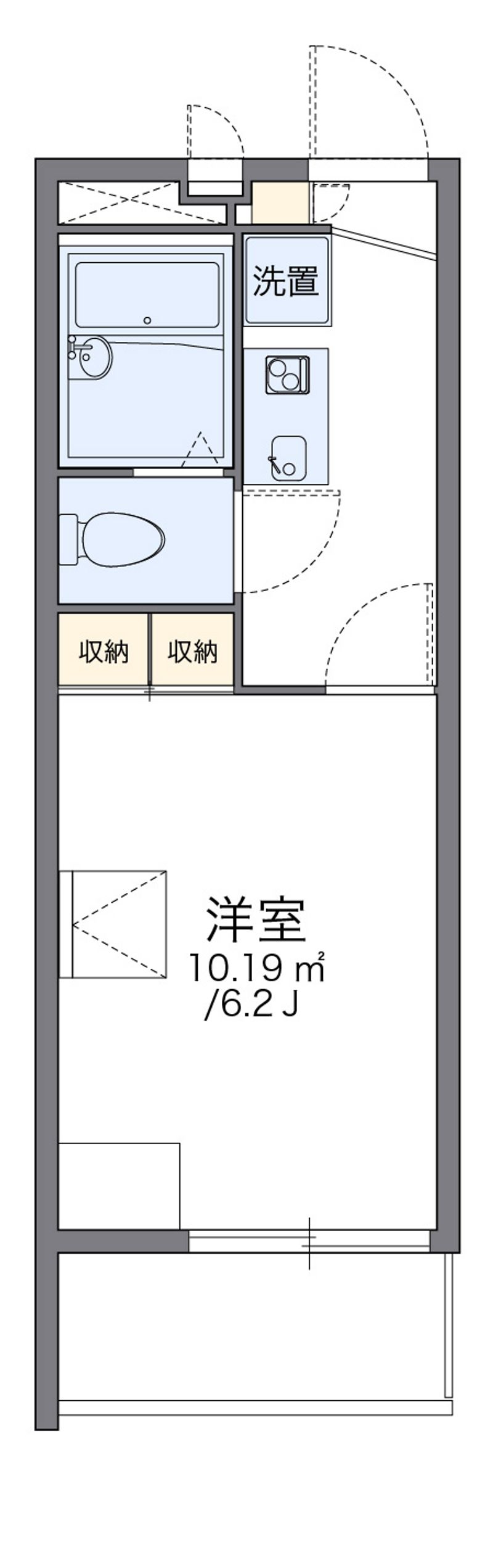 レオパレスプレミールⅡ 間取図