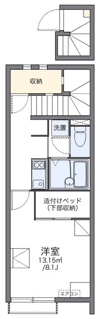レオネクストＨＩＧＨＷＯＯＤⅠ 間取り図
