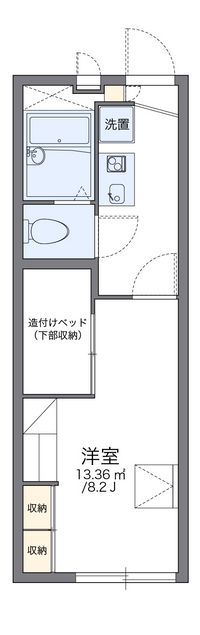 レオパレスウィル 間取り図