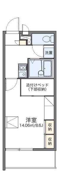 レオパレス秀 間取り図