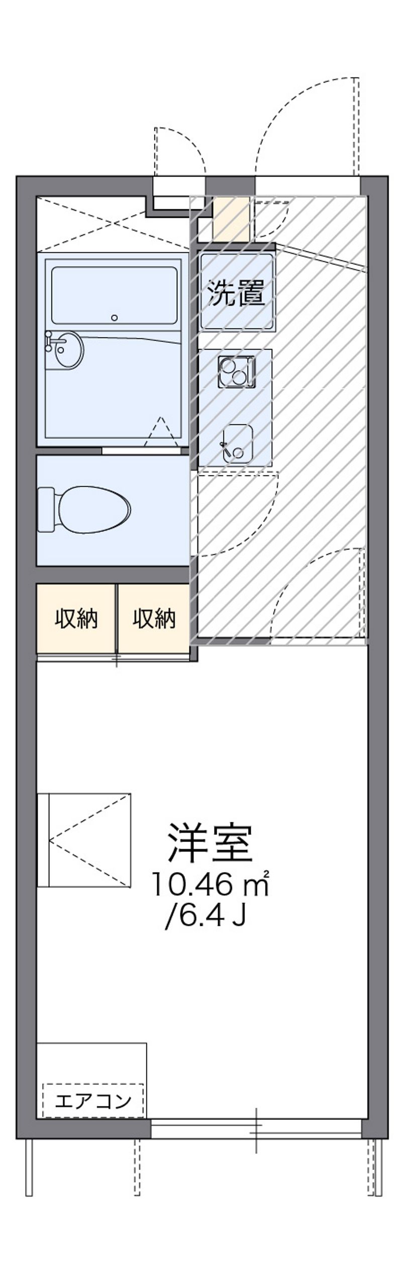 レオパレスフローレンスＨＮ 間取図
