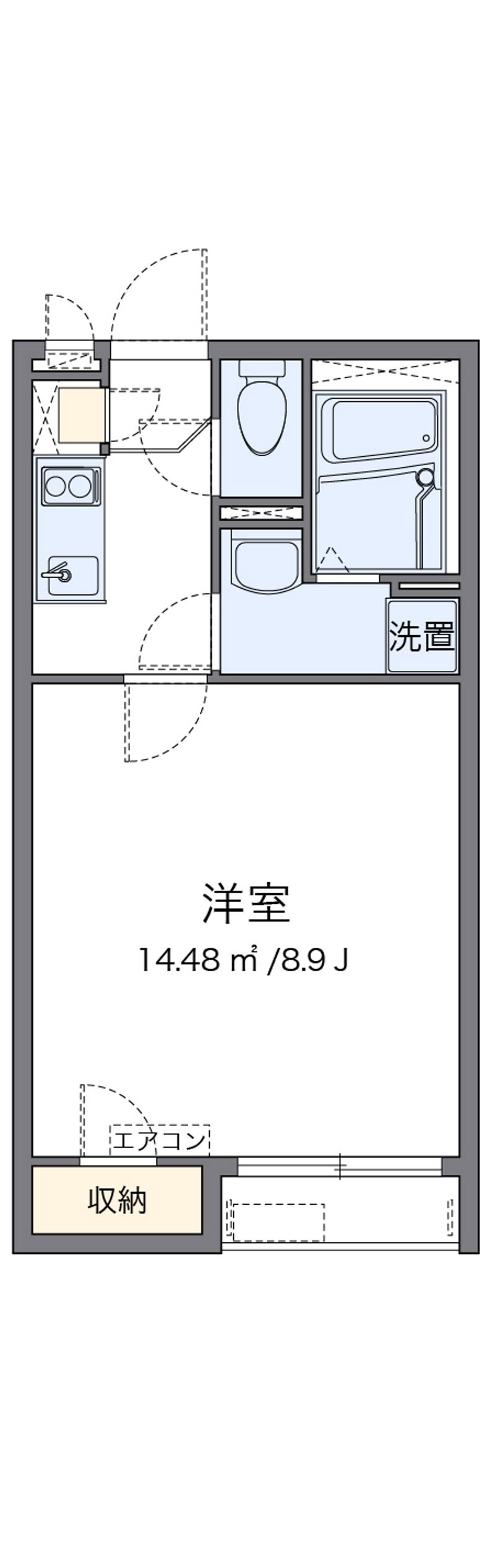 クレイノ里 間取図