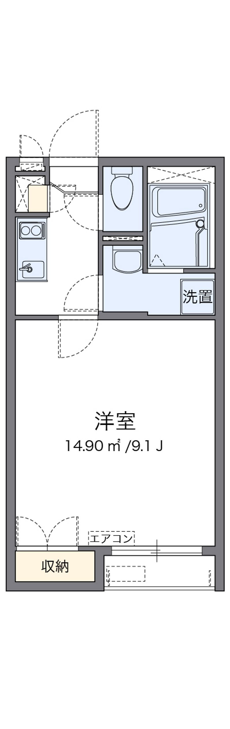 ミランダＷＫ 間取図