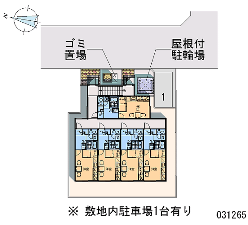 レオパレス白樺　Ⅱ 区画図