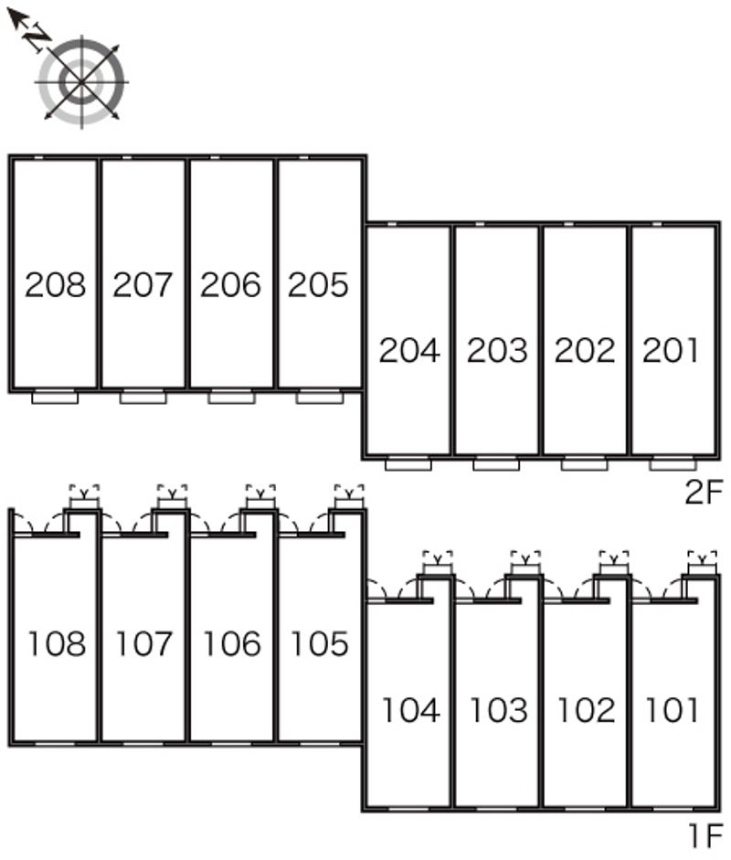 レオネクスト菜畑 間取配置図