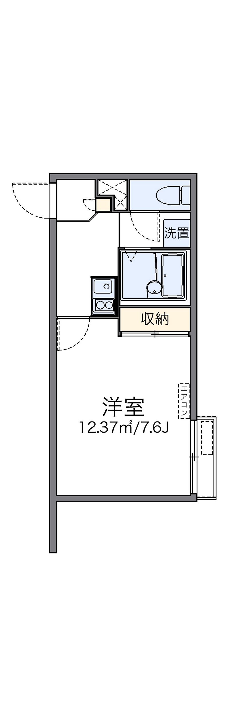 レオパレススターポート３１ 間取り