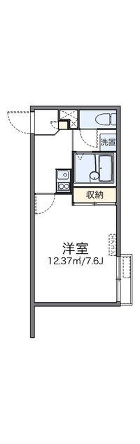 レオパレススターポート３１ 間取り図