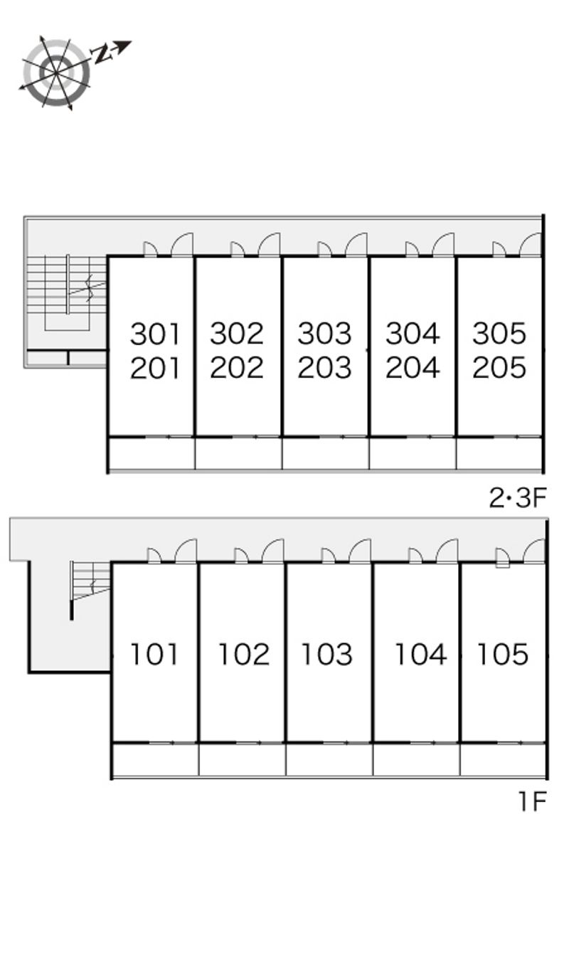 レオパレス燦 間取配置図