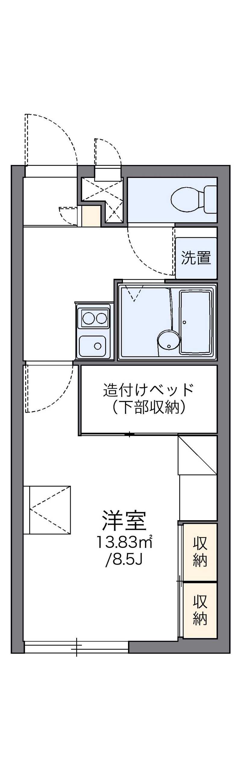 レオパレスＴＫ 間取図