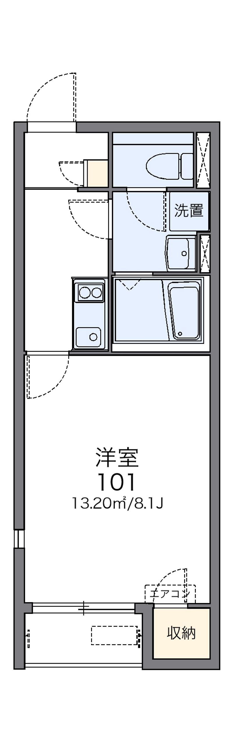 レオネクストポム　ド　テール 間取図