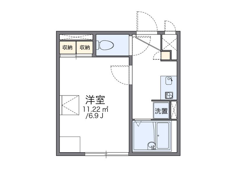 レオパレスプレミール 間取図