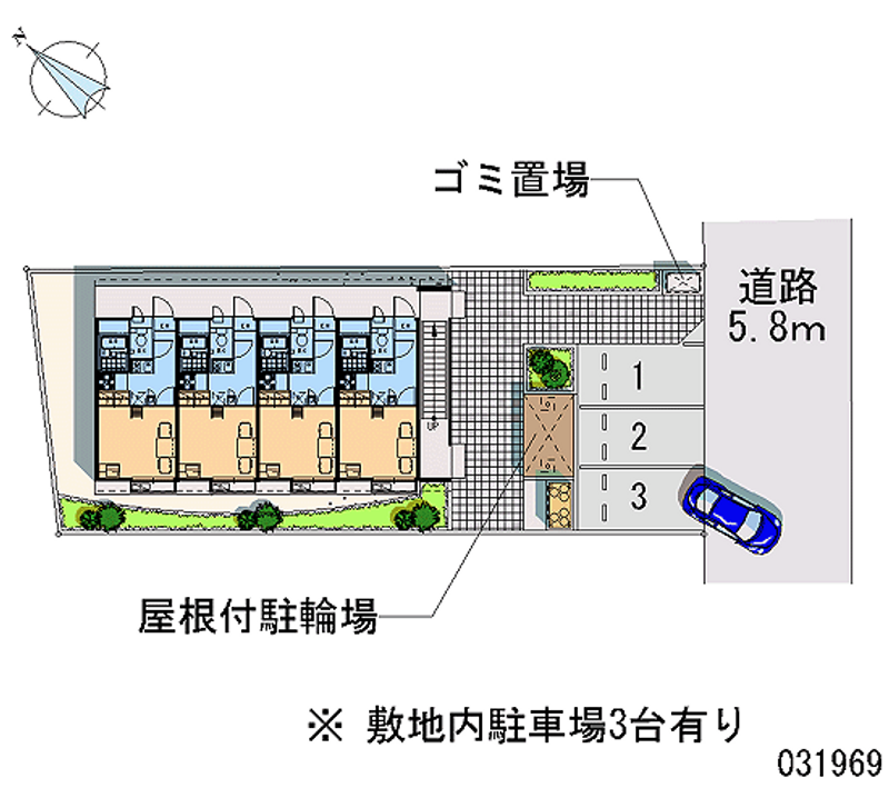 レオパレスＣＨＩＹＯＤＡ 区画図