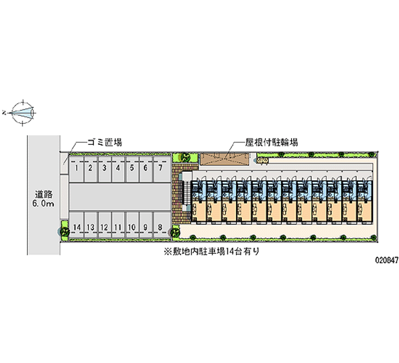 20847月租停車場