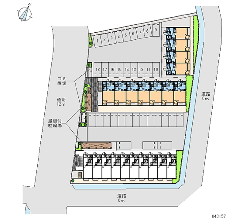 43175 Monthly parking lot