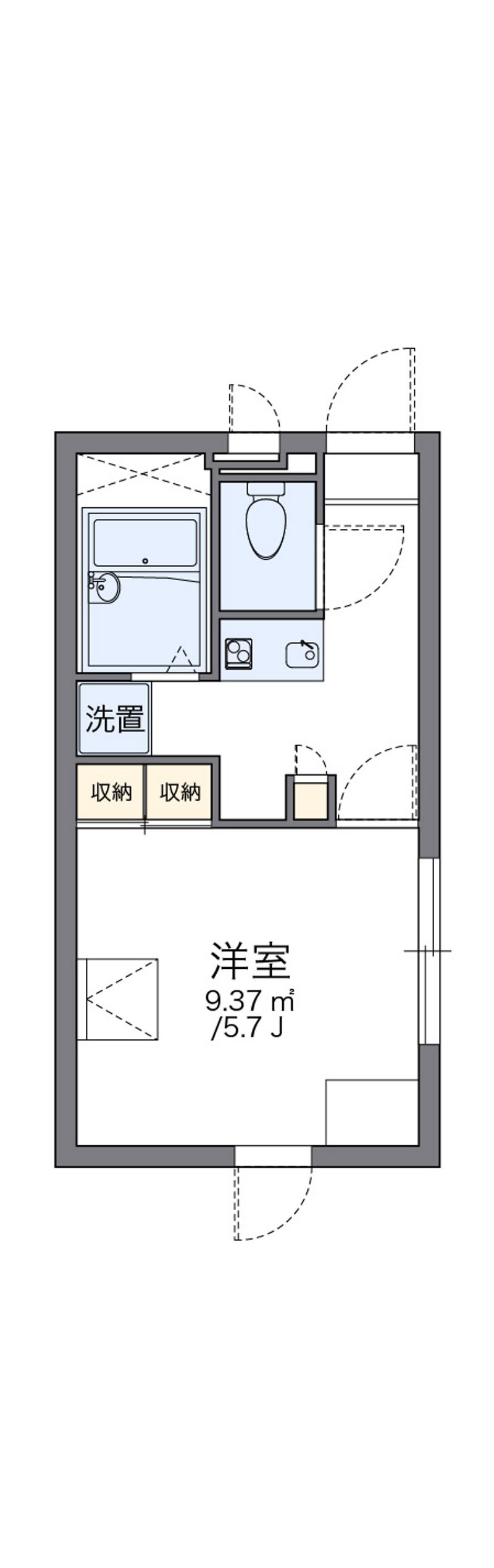 レオパレス平野 間取り