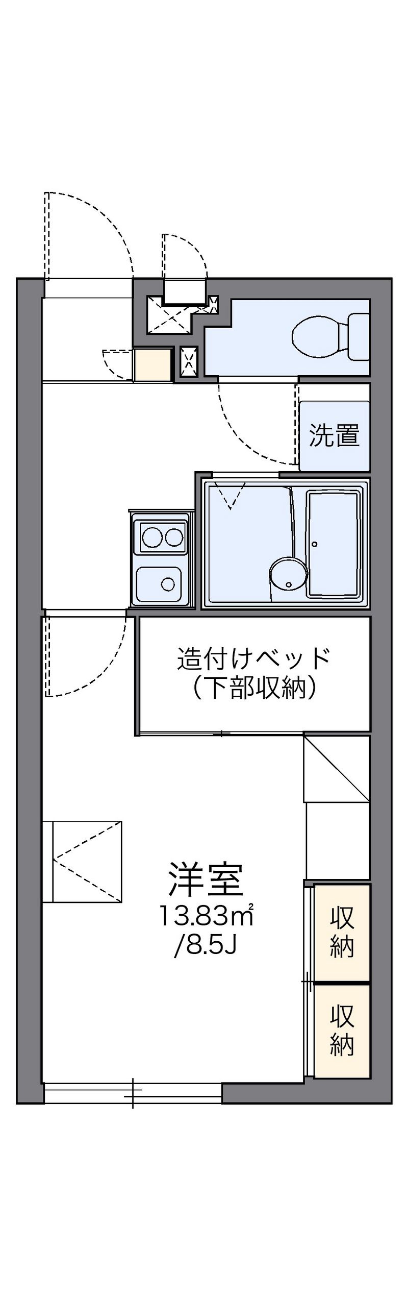 レオパレスＴｏｍｏ 間取図